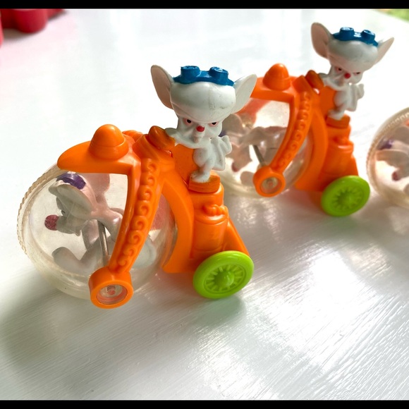 Four Pinky and the brain Animaniacs 1990s happy meal toys - Picture 7 of 7